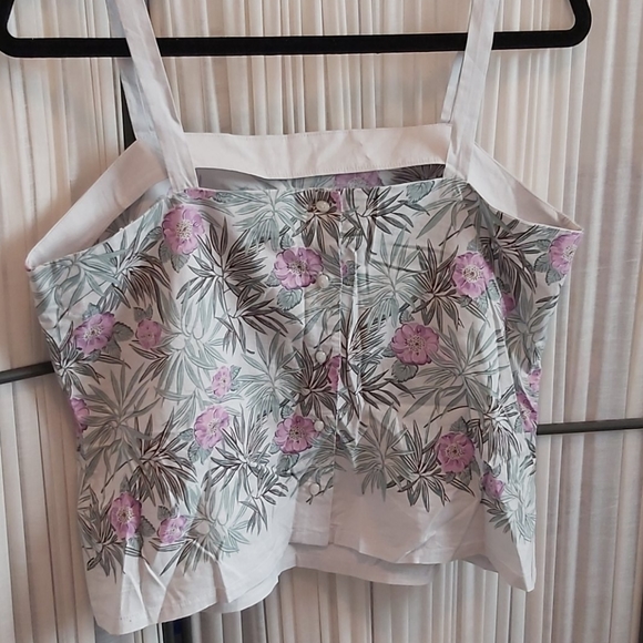Gap tropical print crop top - Picture 2 of 4